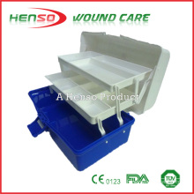 HENSO Waterproof 3 Trays Caixa de primeiros socorros de plástico vazio